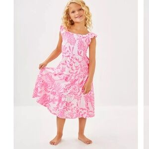 NWT LILLY PULITZER
GIRLS MINI JILLY MIDI DRESS
